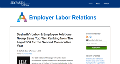Desktop Screenshot of employerlaborrelations.com