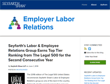 Tablet Screenshot of employerlaborrelations.com